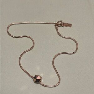 Elegant Rose Gold Kate Spade ♠️ Necklace Saturday